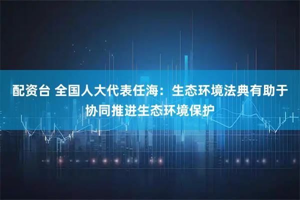 配资台 全国人大代表任海：生态环境法典有助于协同推进生态环境保护